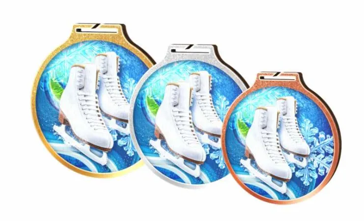 Medaile MDAW002M76 Průměr cm: 9, Stuha: ST9