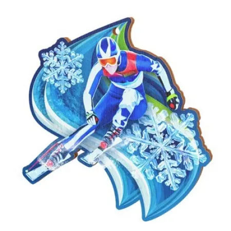 Medaile MDAW006M02 | Sjezdové lyžování Průměr cm: 5, Stuha: ST10