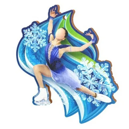 Medaile MDAW006M06 | Krasobruslení Průměr cm: 7, Stuha: ST5