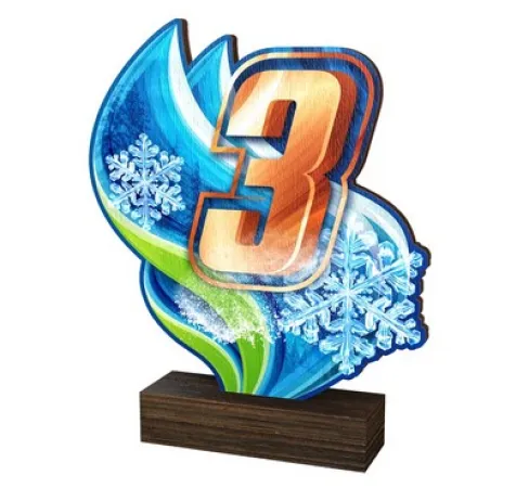 Dřevěná plaketa WF296 | Čísla Výška cm: 19,5