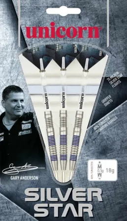 Unicorn Šipky steel Silver Star GA1 - Gary Anderson - 23g