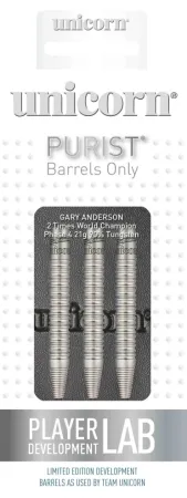 Unicorn Šipky Steel Phase 4 Purist Barrels Only - Gary Anderson - 27g