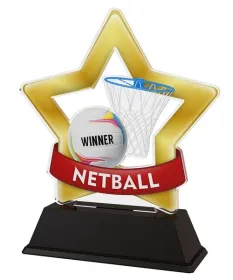 Akrylátová trofej STAR001M12 | Basketball Výška cm: 16