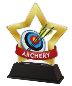 Akrylátová trofej STAR001M13 | Lukostřelba Výška cm: 16