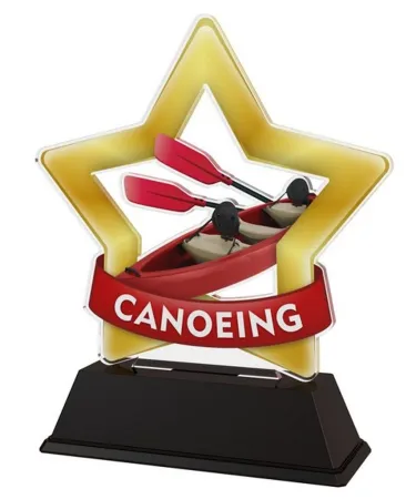 Akrylátová trofej STAR001M25 | Kanoistika Výška cm: 16