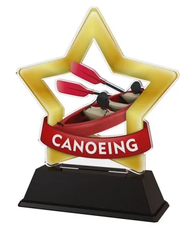 Akrylátová trofej STAR001M25 | Kanoistika Výška cm: 16