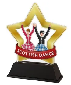 Akrylátová trofej STAR001M42 | Tanec Výška cm: 13
