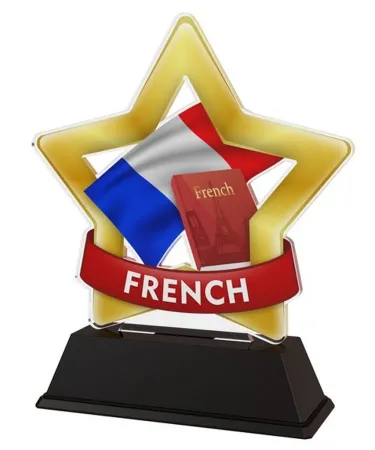 Akrylátová trofej STAR001M57 | Studium Výška cm: 9,5