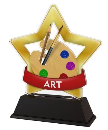 Akrylátová trofej STAR001M62 | Studium Výška cm: 13