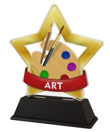 Akrylátová trofej STAR001M62 | Studium Výška cm: 13