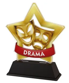 Akrylátová trofej STAR001M74 | Divadlo Výška cm: 13