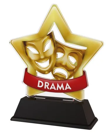 Akrylátová trofej STAR001M74 | Divadlo Výška cm: 16