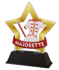 Akrylátová trofej STAR001M80 | Mažoretky Výška cm: 9,5