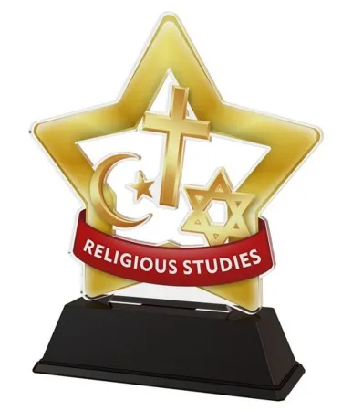 Akrylátová trofej STAR001M82 | Nábožentsví Výška cm: 13