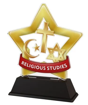 Akrylátová trofej STAR001M82 | Nábožentsví Výška cm: 13