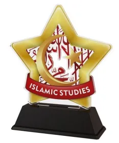 Akrylátová trofej STAR001M85 | Nábožentsví Výška cm: 16