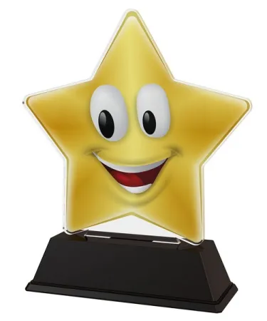 Akrylátová trofej STAR001M92 Výška cm: 16