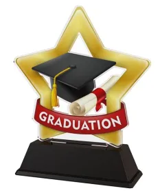 Akrylátová trofej STAR001M94 | Studium Výška cm: 13