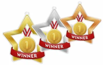 Akrylátová medaile MDASTARM46 | Čísla Stuha: ST13, MD průměr: 8