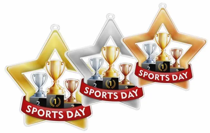 Akrylátová medaile MDASTARM47 Stuha: ST7, MD průměr: 6