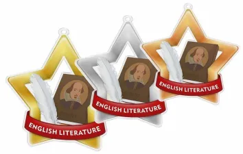 Akrylátová medaile MDASTARM51 | Studium Stuha: ST15, MD průměr: 7