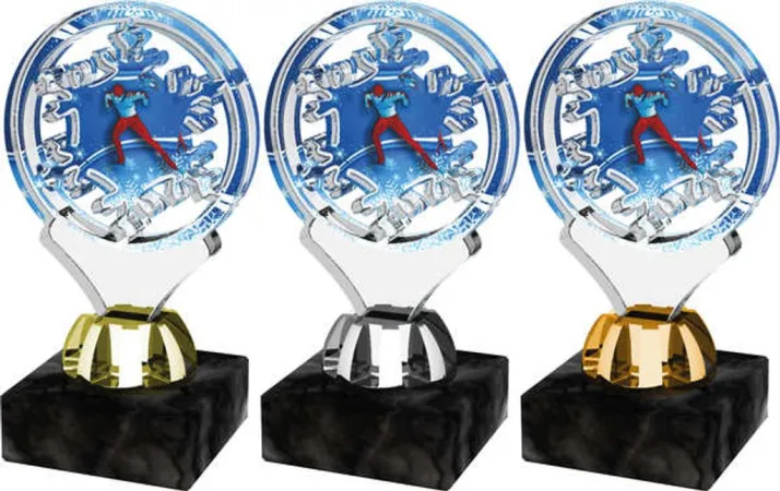 Akrylátová trofej ACTS0017M6 | Běžky Barva: bronz