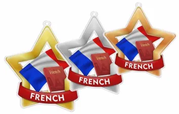 Akrylátová medaile MDASTARM57 | Studium Stuha: ST12, MD průměr: 7