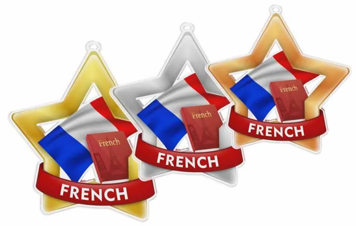 Akrylátová medaile MDASTARM57 | Studium Stuha: ST11, MD průměr: 6