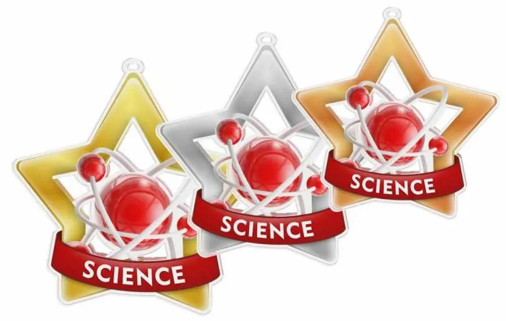 Akrylátová medaile MDASTARM61 | Studium Stuha: ST6, MD průměr: 7