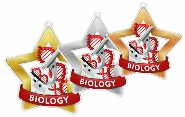 Akrylátová medaile MDASTARM65 | Studium Stuha: ST5, MD průměr: 8