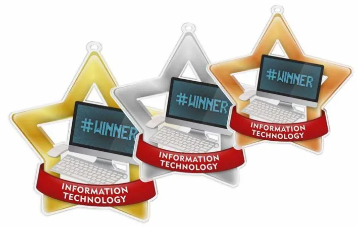 Akrylátová medaile MDASTARM67 | Studium Stuha: ST12, MD průměr: 8