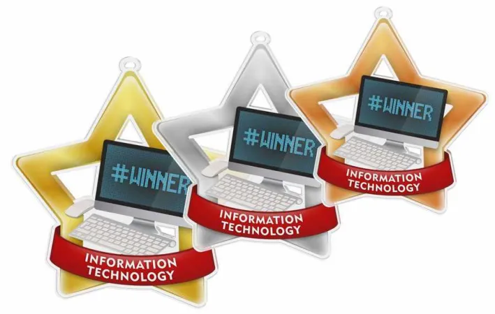 Akrylátová medaile MDASTARM67 | Studium Stuha: ST12, MD průměr: 8