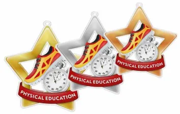 Akrylátová medaile MDASTARM69 | Studium Stuha: ST4, MD průměr: 8