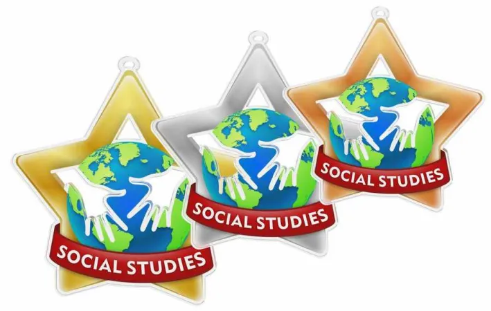 Akrylátová medaile MDASTARM72 | Studium Stuha: ST3, MD průměr: 7