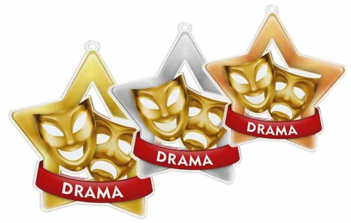 Akrylátová medaile MDASTARM74 | Divadlo Stuha: ST6, MD průměr: 7