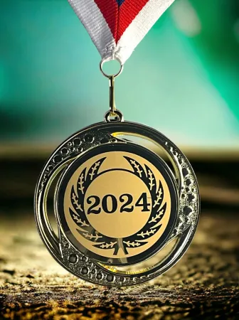 Medaile MD0014 Barva: stříbro, Stuha: ST1