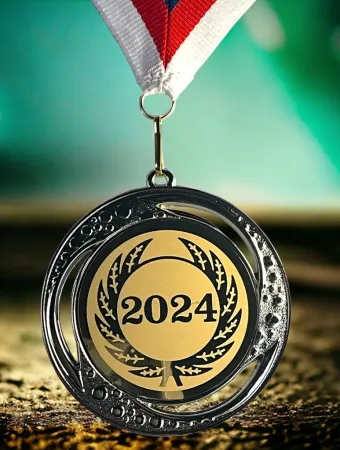 Medaile MD0014 Barva: stříbro, Stuha: ST1