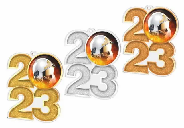 Akrylátová medaile MDA2024M01 | Hasiči Barva: bronz, Stuha: ST4