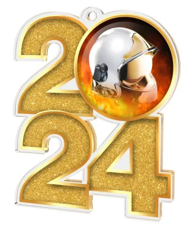 Akrylátová medaile MDA2024M01 | Hasiči Barva: bronz, Stuha: ST4