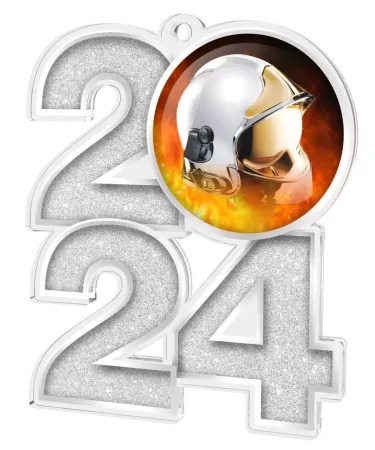 Akrylátová medaile MDA2024M01 | Hasiči Barva: bronz, Stuha: ST4