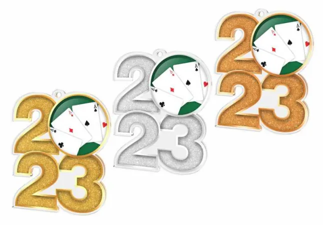 Akrylátová medaile MDA2024M27 | Baseball Barva: stříbro, Stuha: ST12