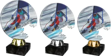 Akrylátová trofej ACTS0006M2 | Sjezdové lyžování Výška cm: 12,5