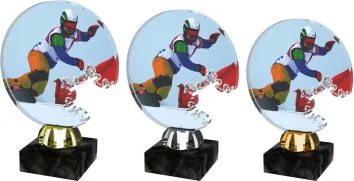 Akrylátová trofej ACTS0006M6 | Snowboard Výška cm: 12,5