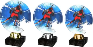 Akrylátová trofej ACTS0006M21 | Biatlon Výška cm: 14,5