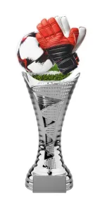 Trofej HLAC01SM11 | Fotbal Výška cm: 32,5, Barva: stříbro
