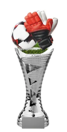 Trofej HLAC01SM11 | Fotbal Výška cm: 25, Barva: stříbro