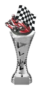 Trofej HLAC01SM22 | Motorsport Výška cm: 32,5, Barva: stříbro