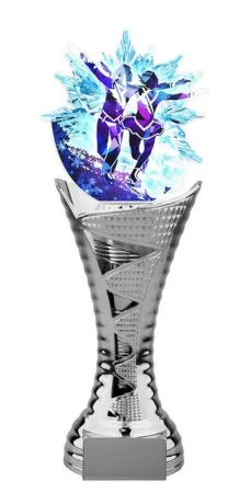 Trofej HLAC01SM47 | Krasobruslení Výška cm: 32,5, Barva: stříbro