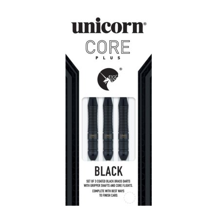 Unicorn Šipky Steel Core Plus Black - Brass - Style 1 - 24g