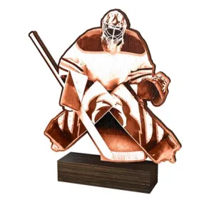 Dřevěná plaketa WF310 | Hokej Výška cm: 19,5